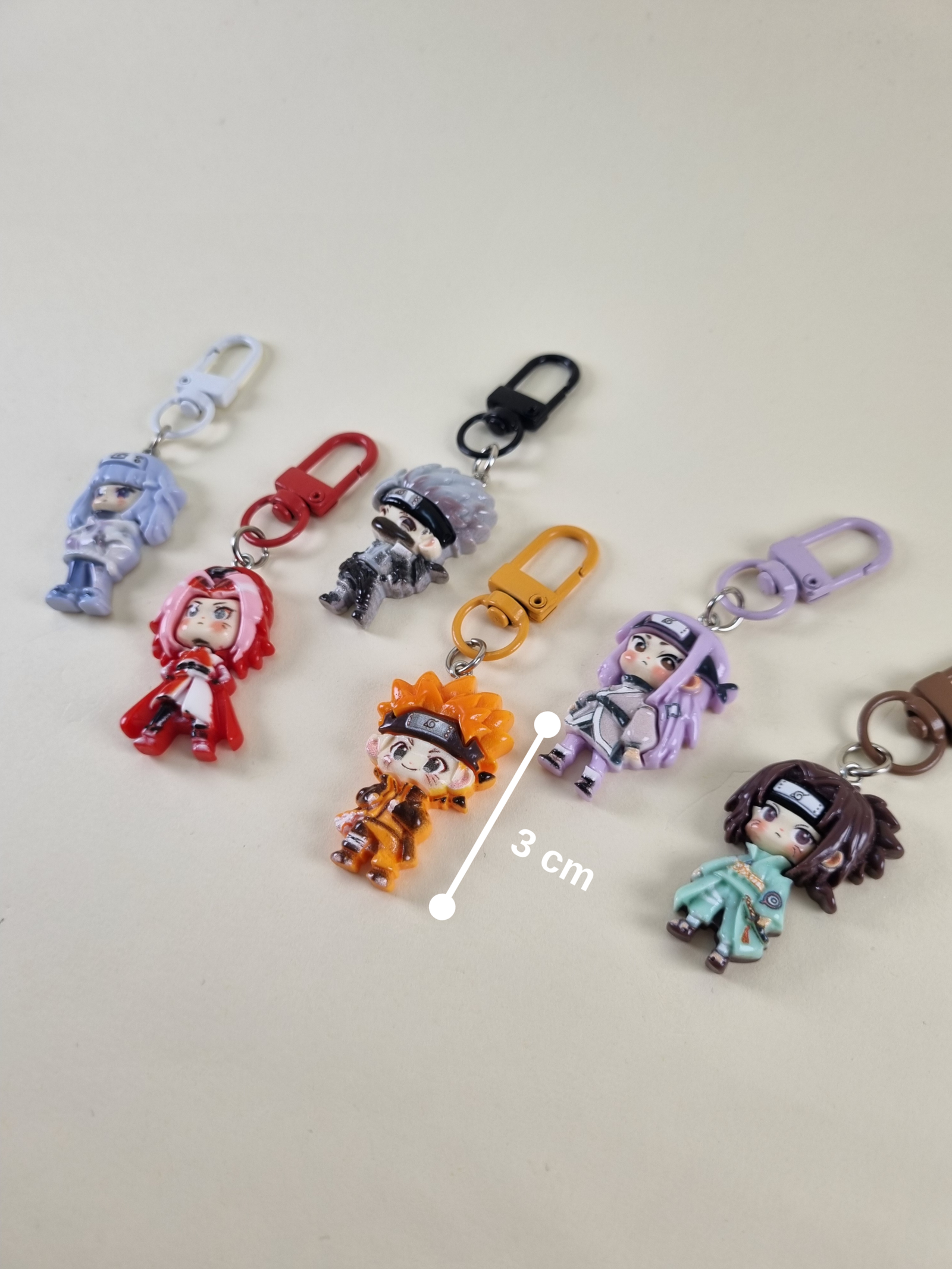 Naruto Anime Figürlü Anahtarlık Seti - Görsel 4