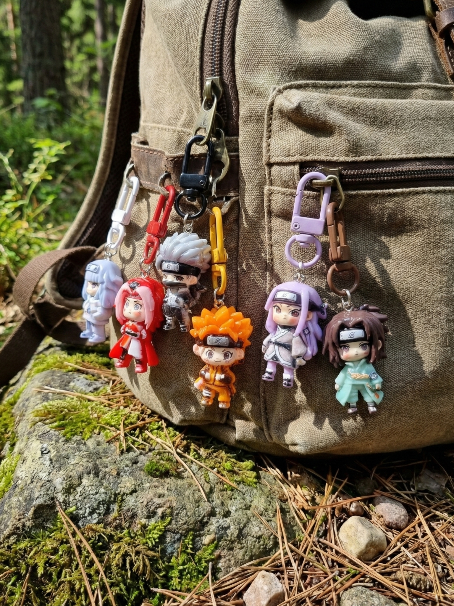 Naruto Anime Figürlü Anahtarlık Seti