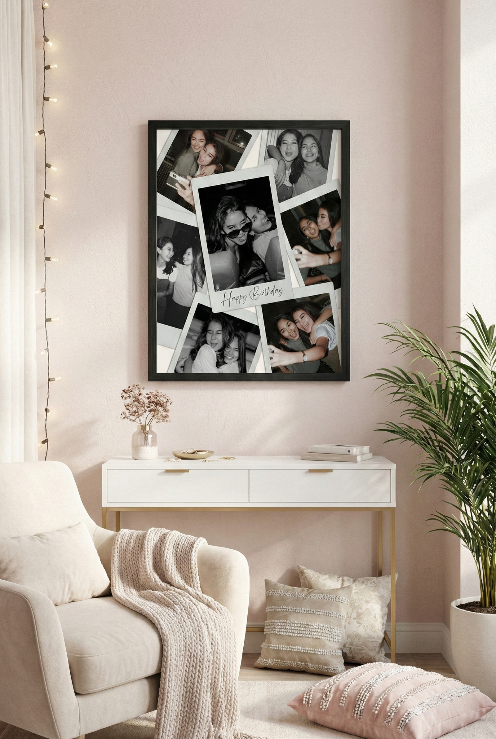 Pola Stil 7 Fotoğraflı Kolaj Baskılı A3+ Siyah Çerçeve - Görsel 2