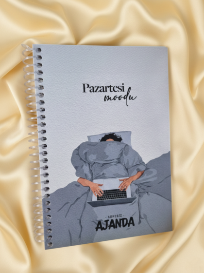 Süresiz Ajanda ve Gri Günlük Planlayıcı
